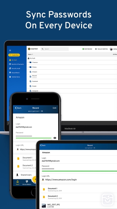 تصاویر Keeper Password Manager
