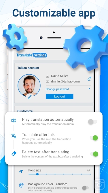تصاویر Talkao Translate Voice & verb