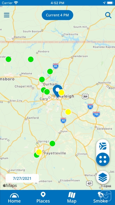 تصاویر EPA AIRNow