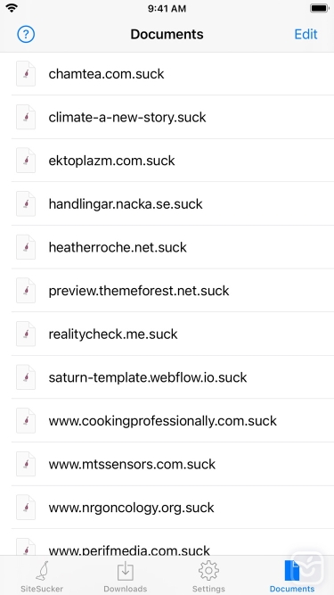 تصاویر SiteSucker