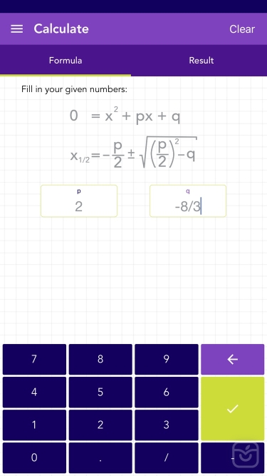 تصاویر Quadratic Formula PQ PRO