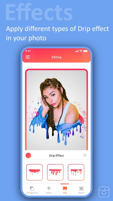 تصاویر PixelLab: Drip & Text on Photo