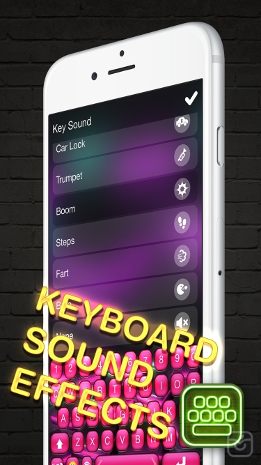تصاویر Neon LED Keyboard – Glow Keyboards for iPhone with Colorful Themes and Fonts