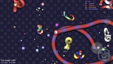 تصاویر wormy.io: snake game
