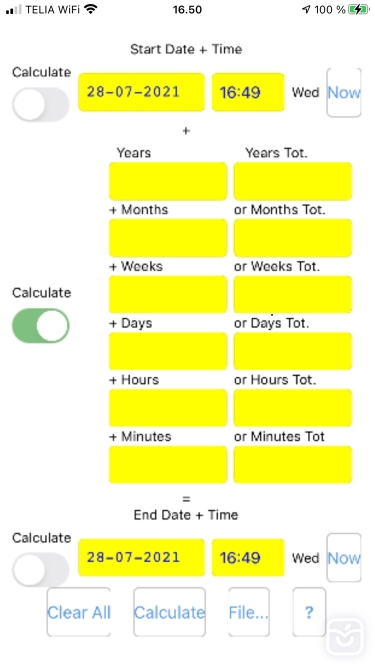 تصاویر TimeDateCalculator