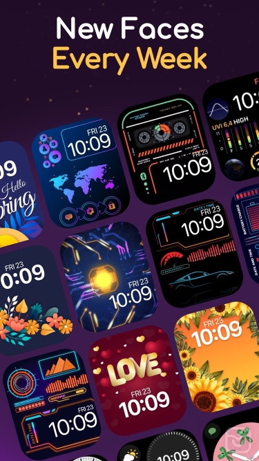 تصاویر Watch Faces Gallery & Widgets