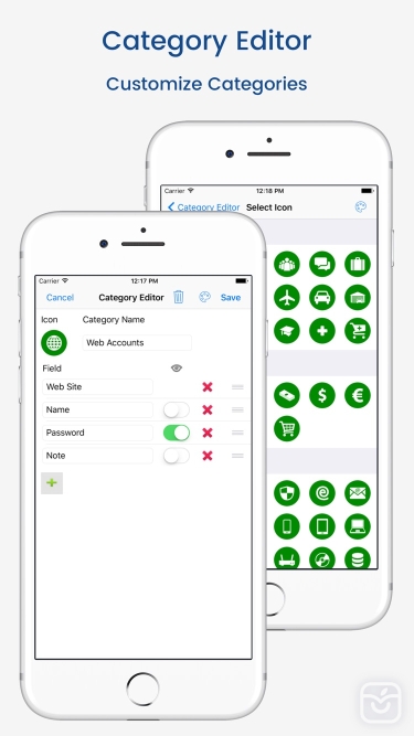 تصاویر aWallet Password Manager