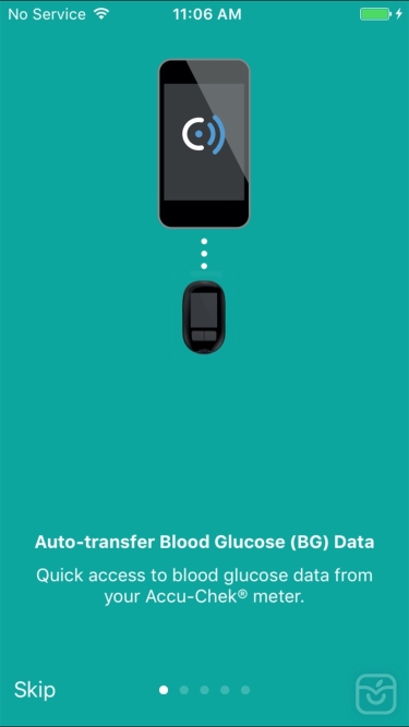 تصاویر Accu-Chek® Connect App - US