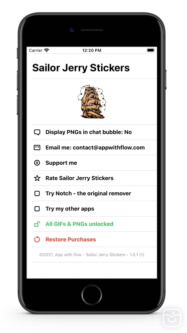 تصاویر Sailor Jerry - GIFs Stickers