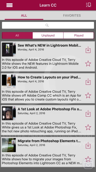 تصاویر Learn Adobe Creative Cloud with Terry White