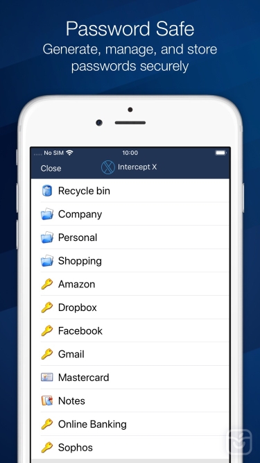 تصاویر Sophos Intercept X for Mobile