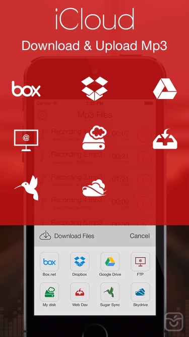 تصاویر Mp3 Recorder : Voice Recorder ++