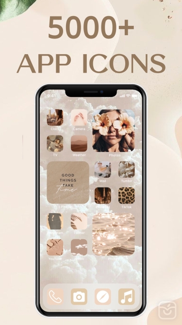 تصاویر ScreenKit- App Icons & Widgets