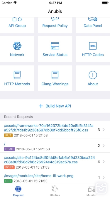 تصاویر Anubis - API Debug & Inspect