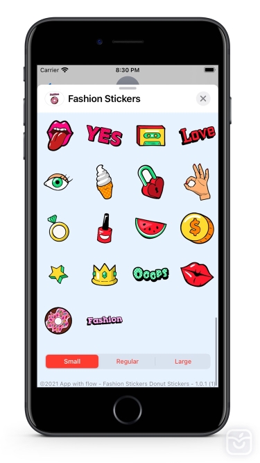 تصاویر Fashion Donut - GIFs Stickers