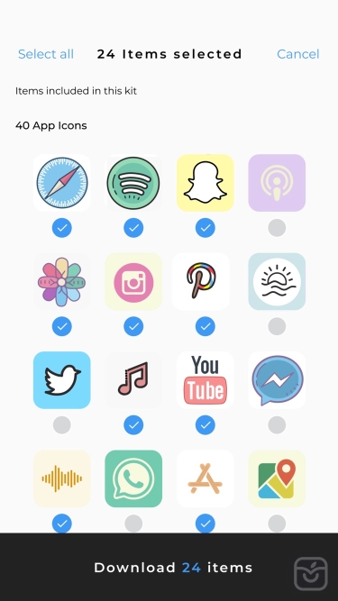 تصاویر ScreenKit- App Icons & Widgets