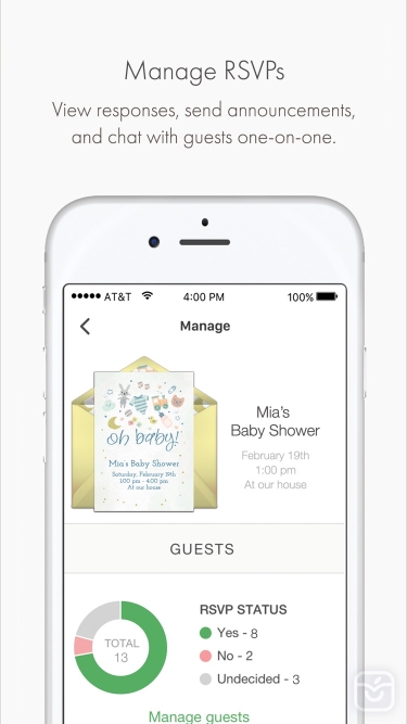 تصاویر Punchbowl: Invites & eCards