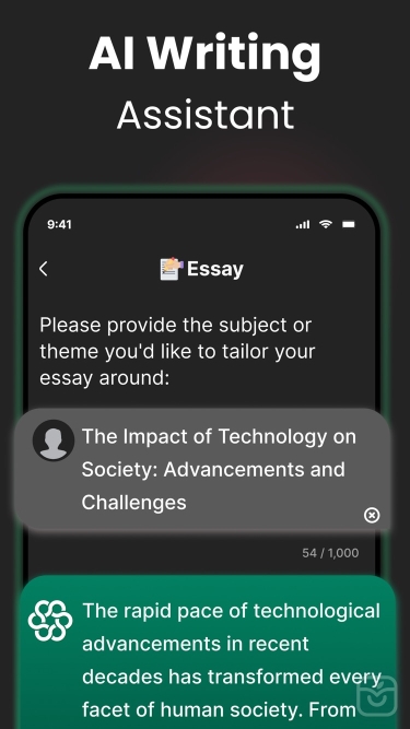 تصاویر AI Chatbot : Ask AI Chat Bot ++