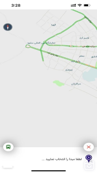 تصاویر نقشه همراه مشهد | Mashhad Map