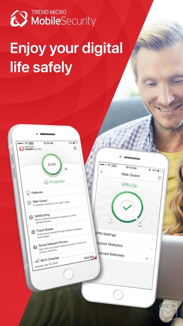 تصاویر Trend Micro Mobile Security