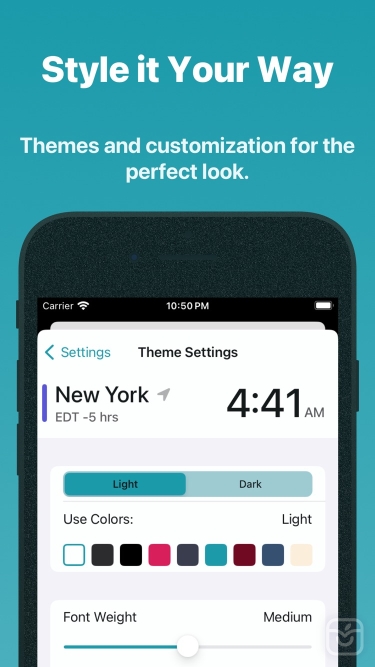 تصاویر World Clock Time Widget ++