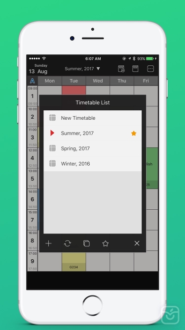 تصاویر Handy Timetable ++