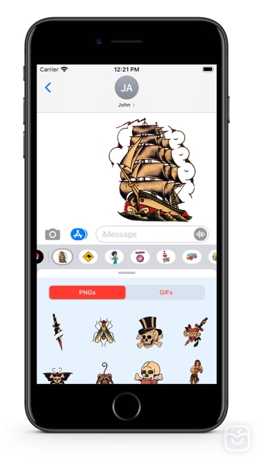 تصاویر Sailor Jerry - GIFs Stickers