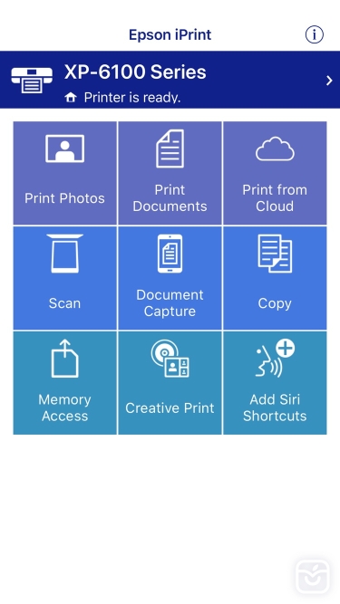 تصاویر Epson iPrint