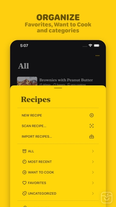تصاویر Mela - Recipe Manager