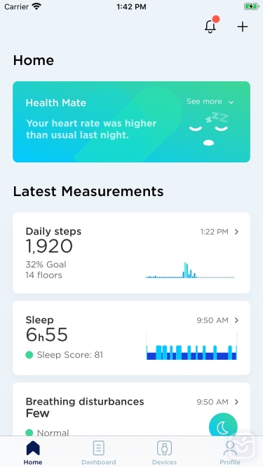 تصاویر Withings Health Mate