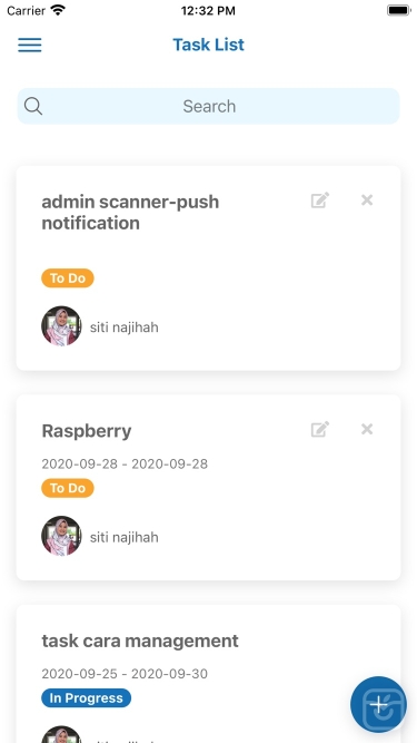 تصاویر Cara Task Management