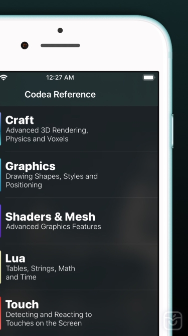 تصاویر Codea
