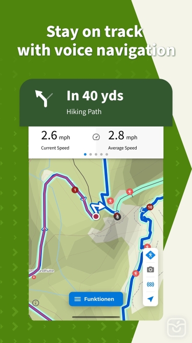 تصاویر komoot - hike, bike & run ++