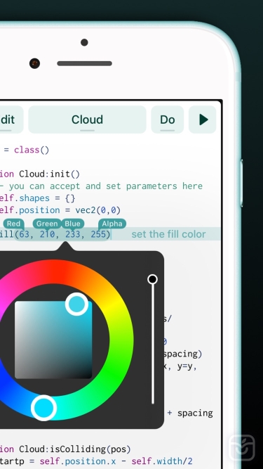 تصاویر Codea