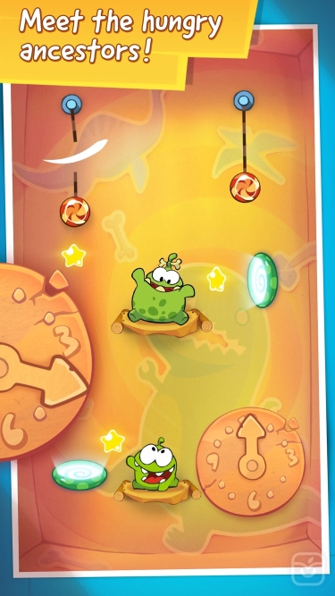 Cut the Rope: Time Travel 1.19.1 - بازی پازلی «طناب را ببر» اندروید + مود