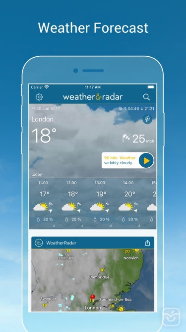 تصاویر Weather & Radar - Storm alerts ++