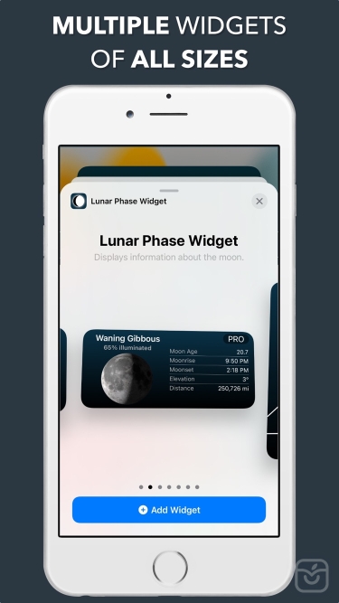 تصاویر Lunar Phase Widget