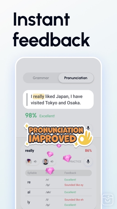 تصاویر Speak English with Loora AI ++ | آنلاک‌شده
