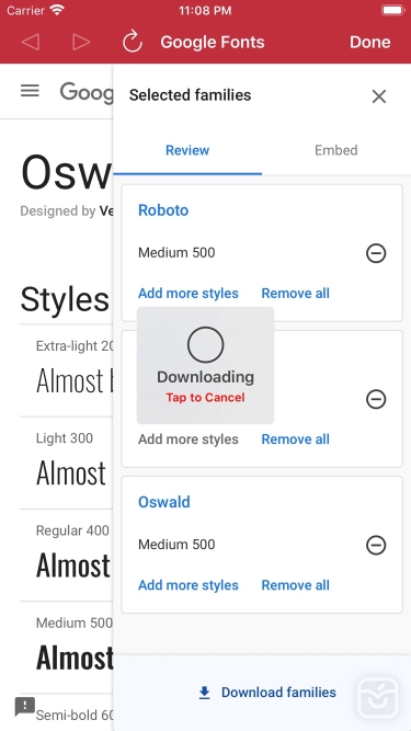 تصاویر Custom Fonts - Font Installer