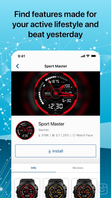 تصاویر Connect IQ™ Store