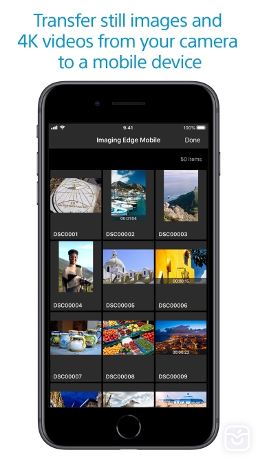 تصاویر Imaging Edge Mobile