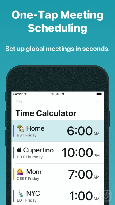تصاویر World Clock Time Widget ++