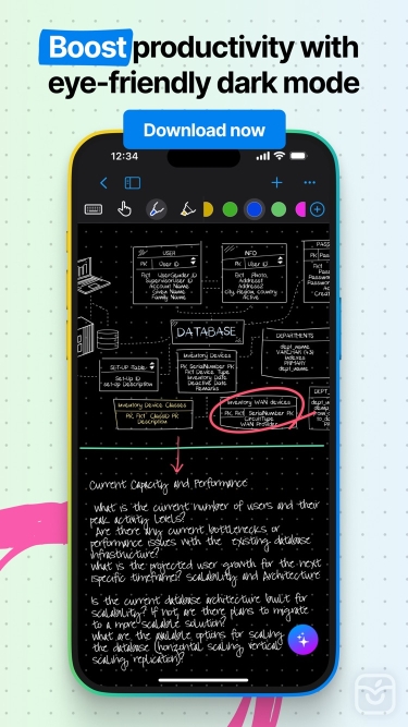 تصاویر Nebo: AI Note Taking ++
