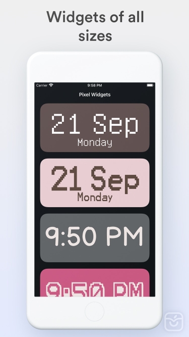 تصاویر Pixel Widgets