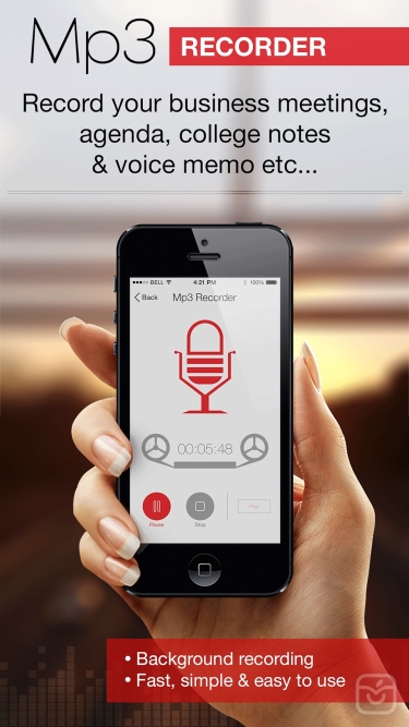 تصاویر Mp3 Recorder : Voice Recorder ++
