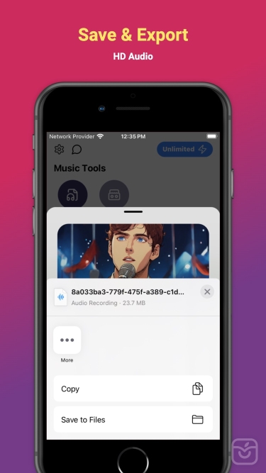 تصاویر Vox AI: Clone Voice & Songs ++