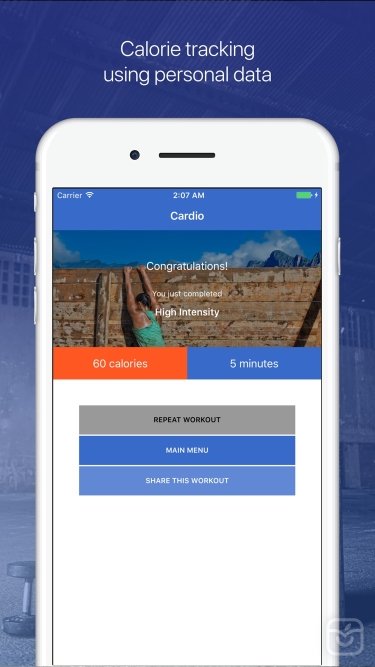 تصاویر Cardio & HIIT Workout - Fitify