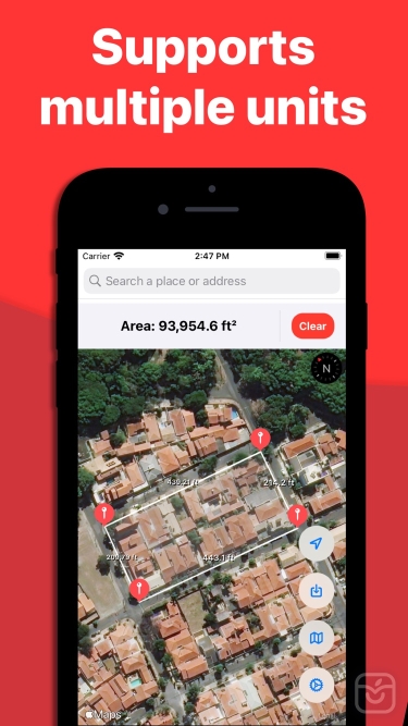 تصاویر GPS Measure - Area & Length ++
