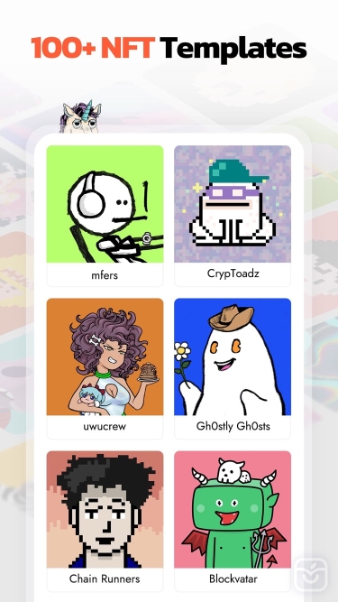 تصاویر AI NFT Art Generator: UniPixel ++