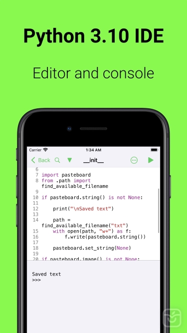 تصاویر Pyto - Python 3 ++ | پایتون